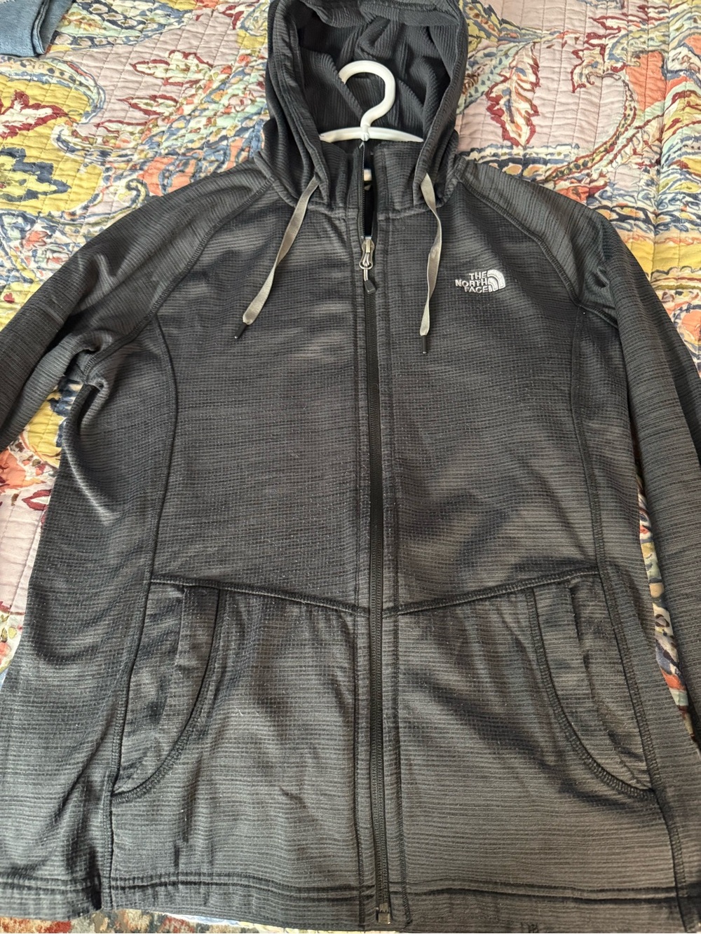 The North Face Women's Charcoal Full-Zip Hooded Jacket